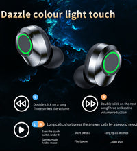 YD03 Wireless Bluetooth-compatible Headset TWS Large Screen Smart Digital Display In Ear Breathing Light - Volt Tech Depot