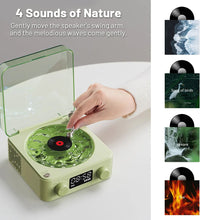 Retro Turntable Speaker Wireless Bluetooth-compatible 5.0 Vinyl Record Player Stereo Sound With White Noise RGB Projection Lamp Effect - Volt Tech Depot